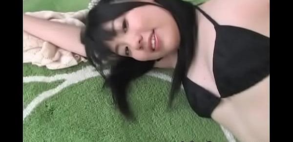 Beautiful japanese teen Karen showing